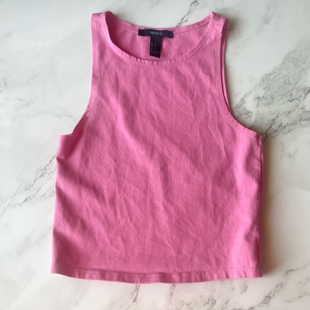 Forever 21 Pink Crop Top